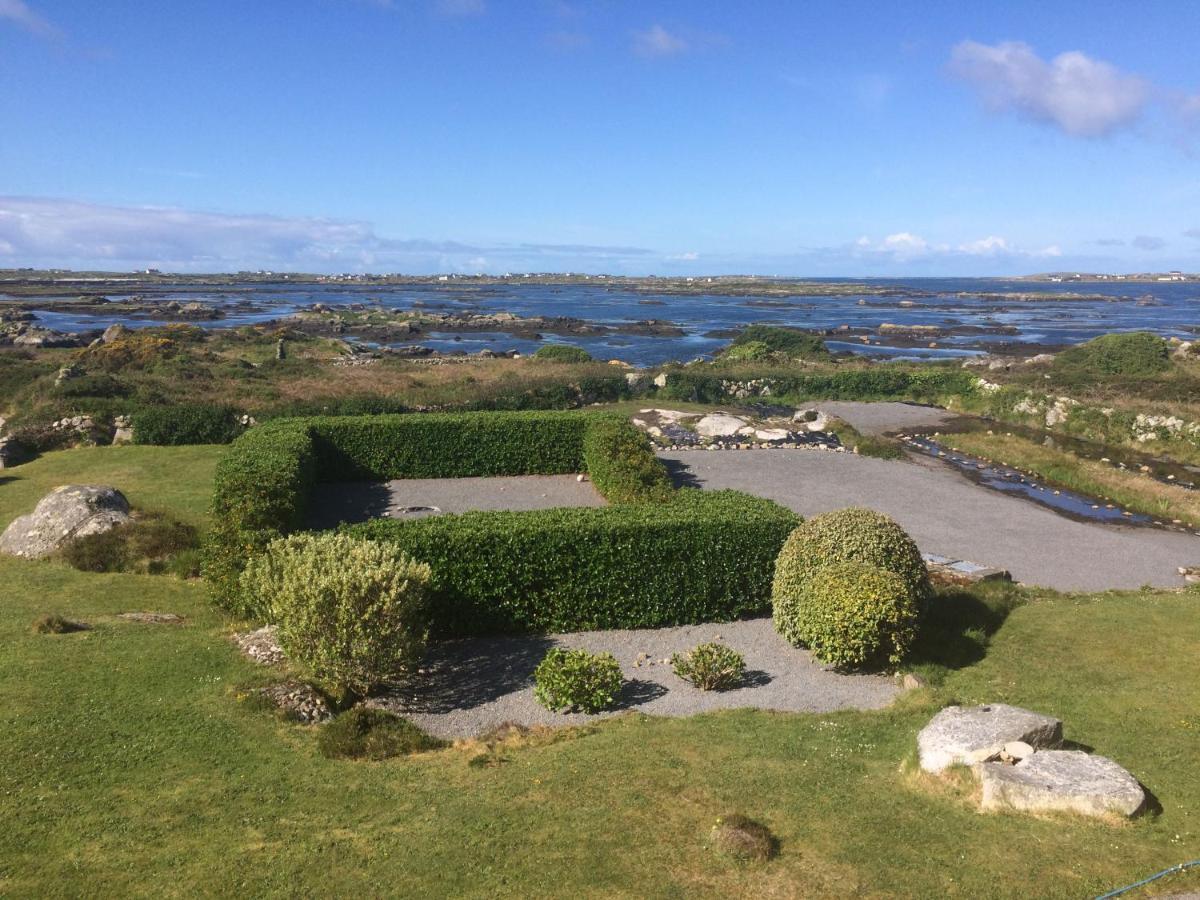Seaside Log Cabin, Carna Villa Exterior foto